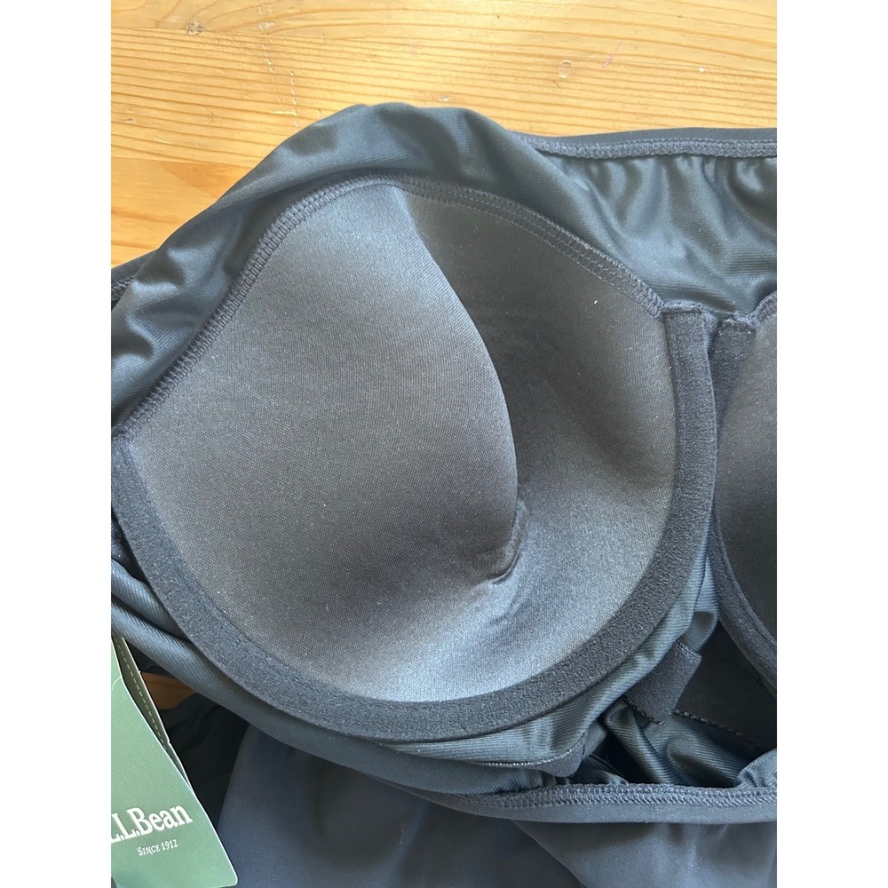 L.L. Bean Black One-Piece Swimsuit with Side Tie - Picture 10 of 13